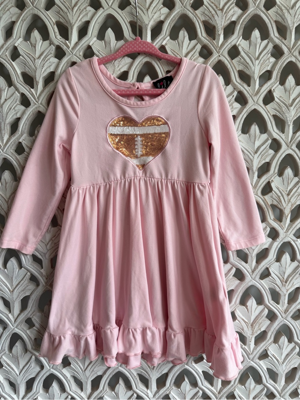 Lilt Pink Football Dress Size 3T